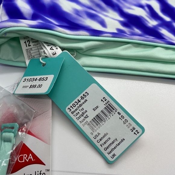 NWT Seafolly BeachBreak Tube Top (USA 8) - Picture 6 of 7